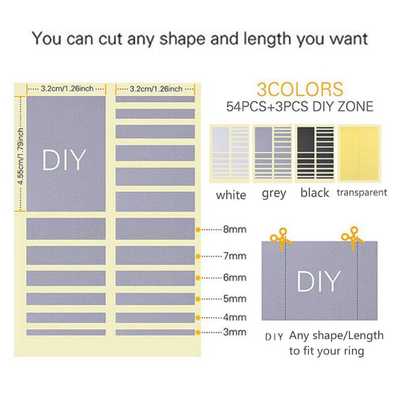 Flgo Dụng Cụ Giảm Kích Thước Nhẫn Đế Trong Suốt Điều Chỉnh Được