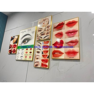 Bộ 5 tranh spa phun xăm thẩm mỹ treo tường đẹp