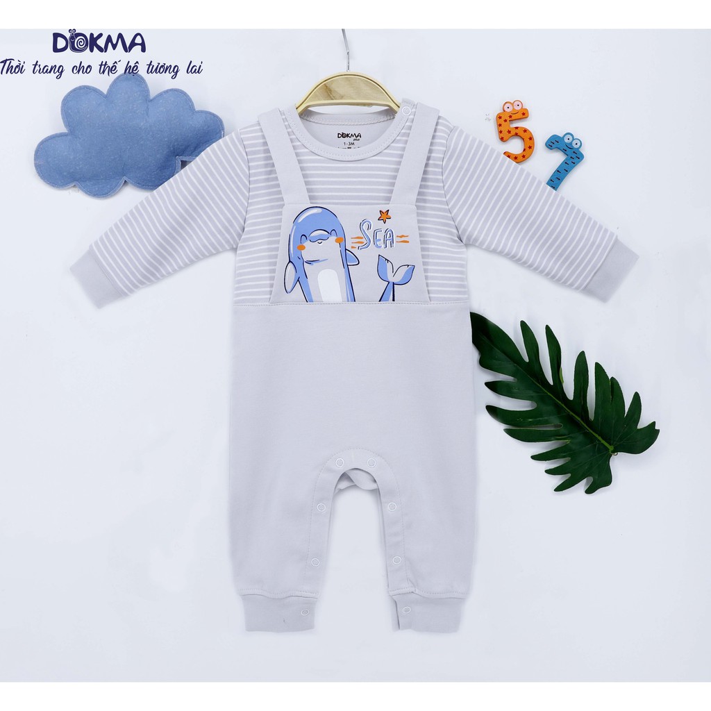 DB476 Bộ Body Cài vai phối kẻ Dokma (3-9m)