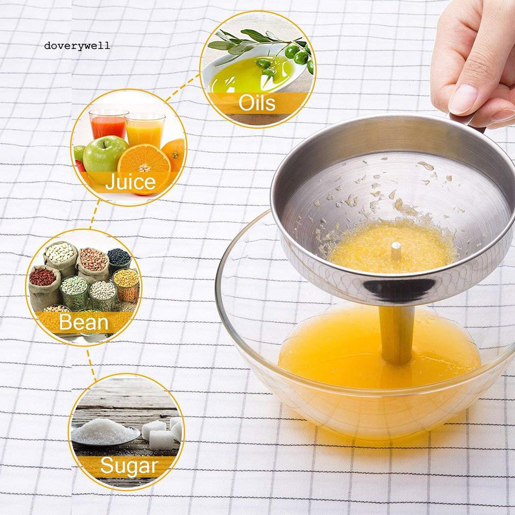 Phễu bằng thép không gỉ có thể tháo rời