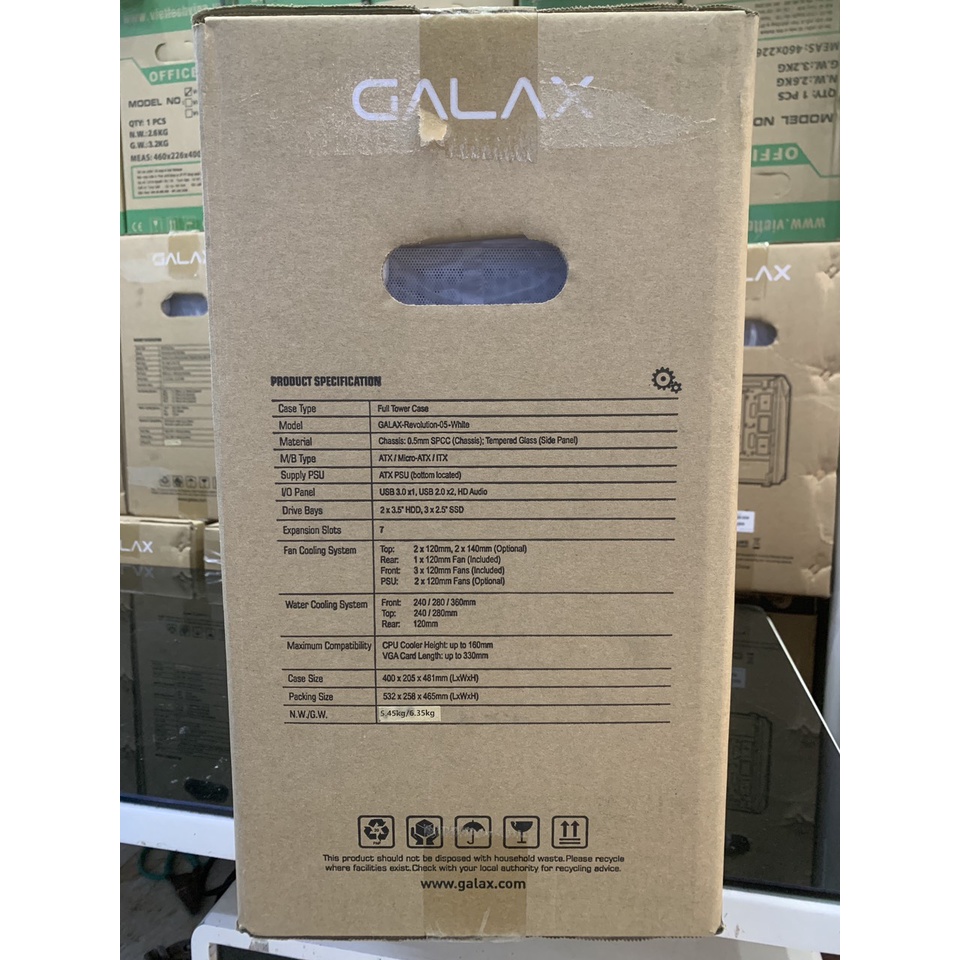 Case Galax Gaming Revolution-05 White