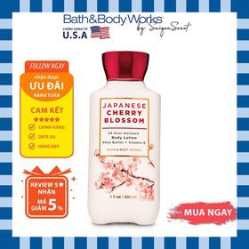 Dưỡng thể Bath and Body Works Japanese Cherry Blossom (236ml)