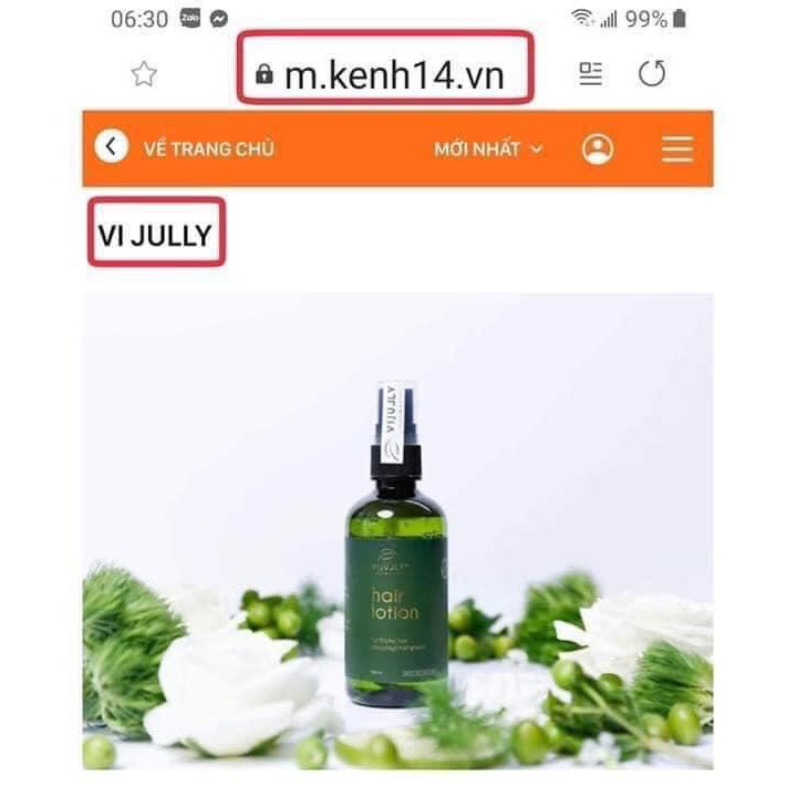 Tinh Dầu Bưởi ViJully Kích Thích Mọc Tóc, Trị Rụng Tóc ❤️ FREESHIP ĐƠN 150K + QUÀ TẶNG | BigBuy360 - bigbuy360.vn