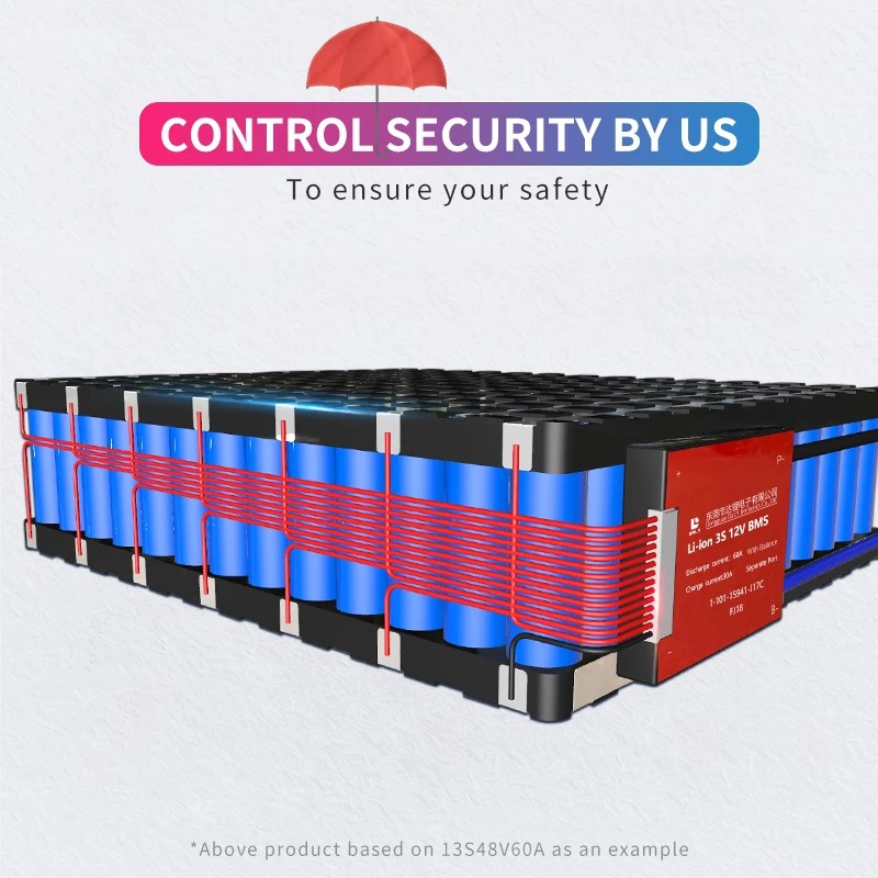 Bộ pin Li-ion bms 3s 12V 10A 15A 20A 30A 40A 50A 60A BMS 11.1V 12.6V 18650 gói pin lithium BMS với Phiên bản cân bằng dành cho xe đạp điện
