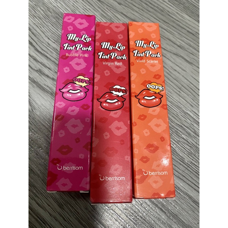 Combo 3 màu son xăm đặc biệt  # Vigrin red- #Vivid scalet # Bubble pink