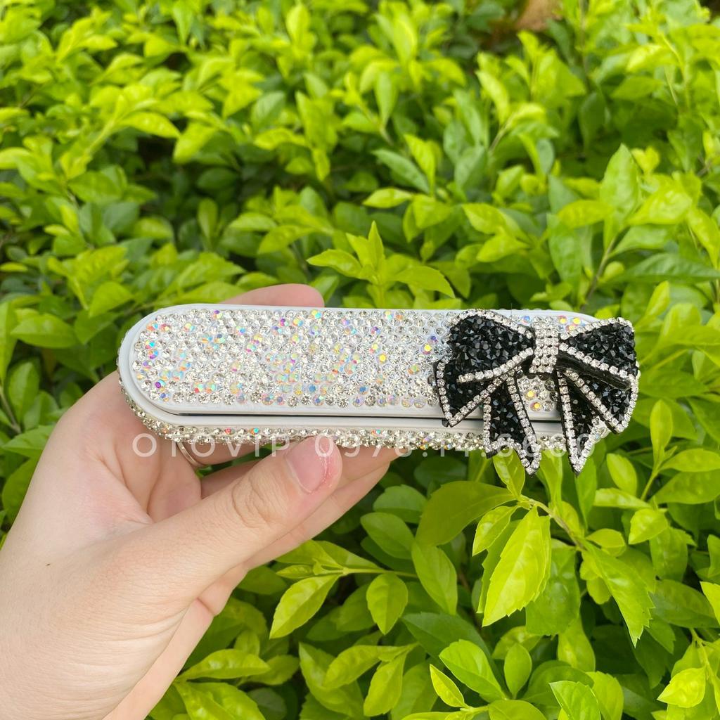 Bảng ghi số điện thoại đô xe ô tô đặt taplo gắn đá cao cấp trang trí taplo