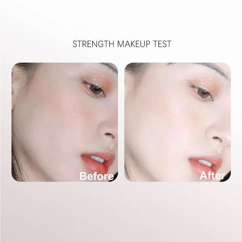 [Hàng mới về] Phấn phủ 3 màu tùy chọn trong suốt kháng nước kèm mút tán phấn tiện dụng