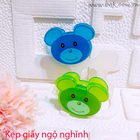 Kẹp giấy hình thú sáng tạo nhiều màu đáng yêu