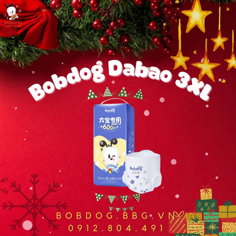 Tã quần Bobdog size XXXL 42 miếng