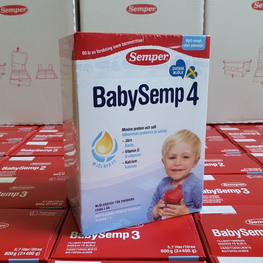 Sữa Semper BabySemp Thụy Điển số 4 - 800gr