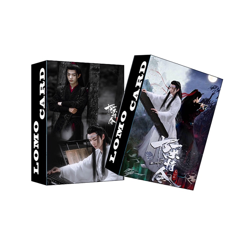 Tmdbyx Set 30 Tấm Thẻ Hình LOMO Mini Xiao Zhan Wang Yibo Làm Quà Tặng