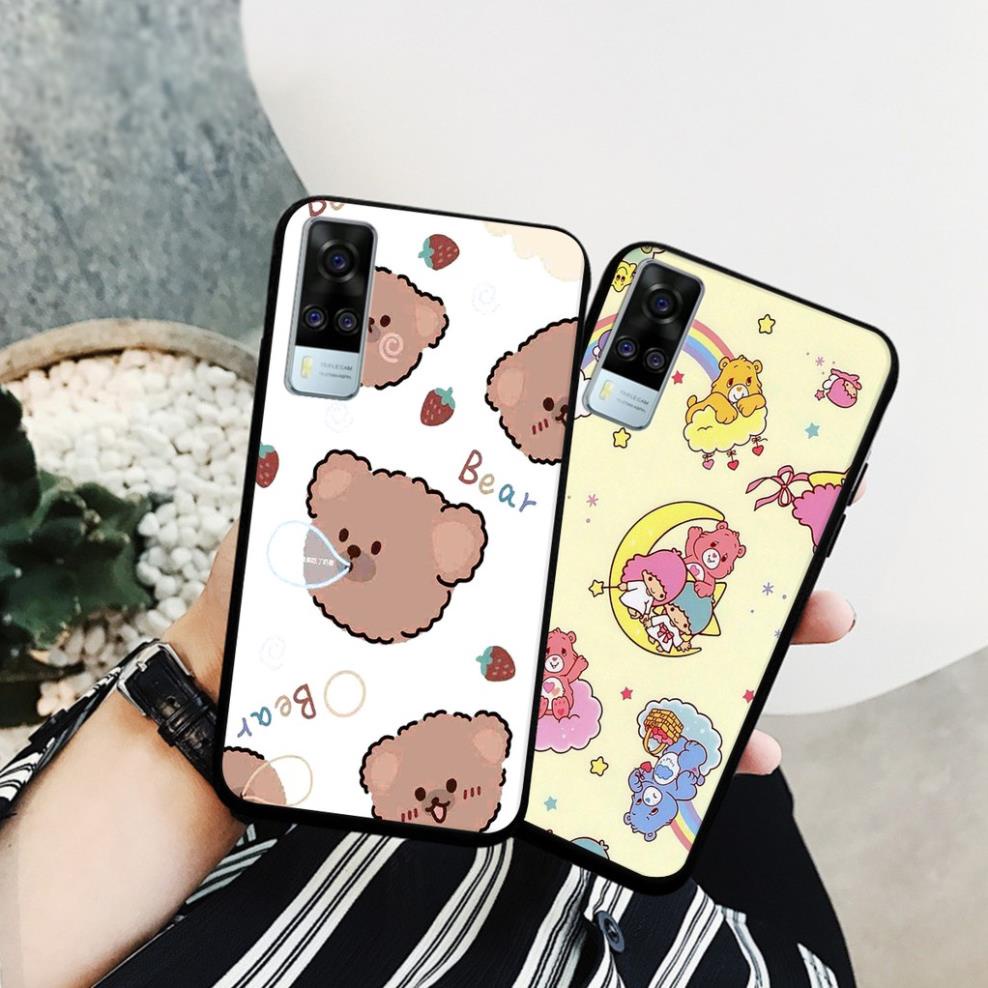 Ốp lưng ép kính chống bể Vivo y51 2020 vivo y53s 4g vivo y33 hình siêu đáng yêu, ngộ nghĩnh cực đẹp phần 2
