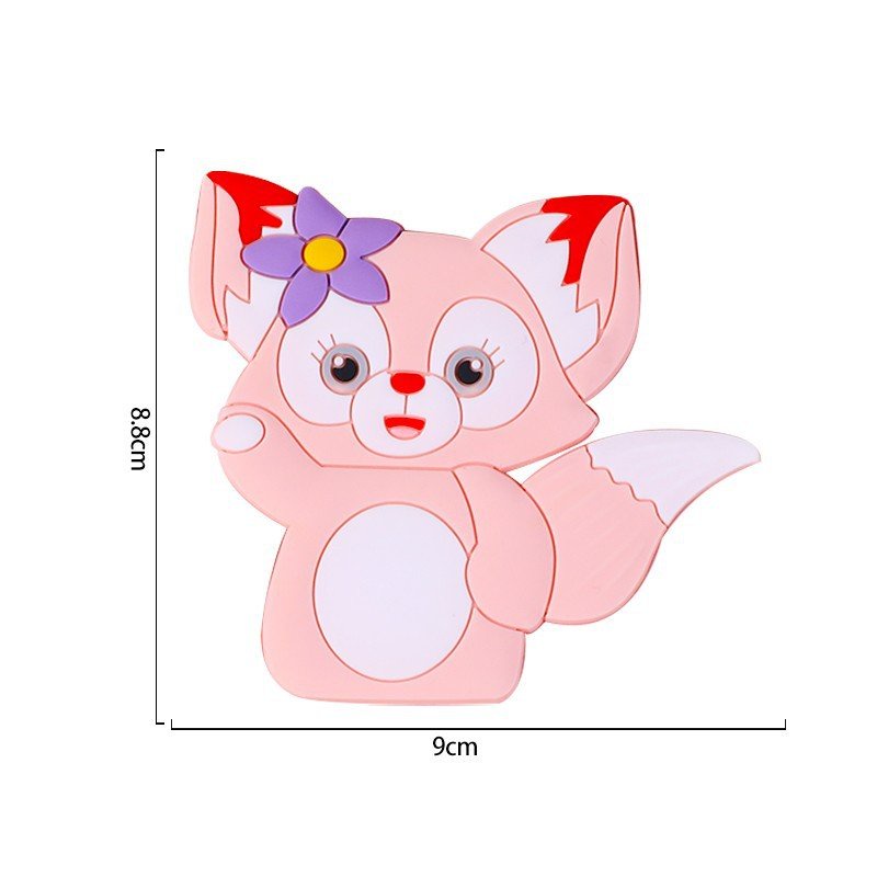 [SIÊU RẺ❤️] – Que cắm Silicon Em bé Cáo - Trang trí bánh sinh nhật bánh kem