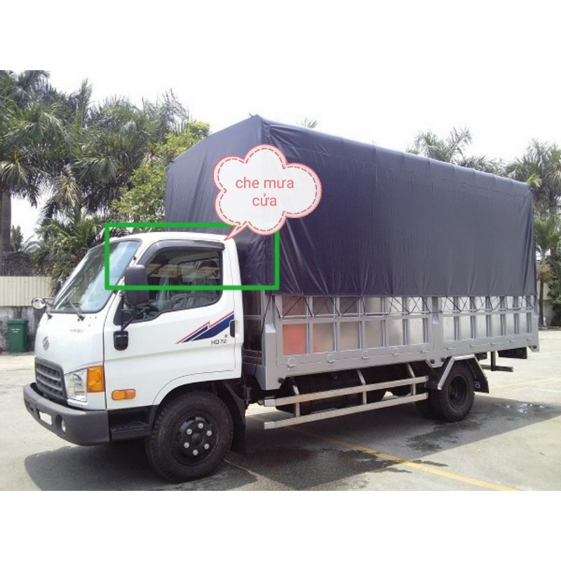 BỘ che mưa cửa HUYNDAI HD65 HD72 MIGHTY FORLAND và các xe HD nâng tải