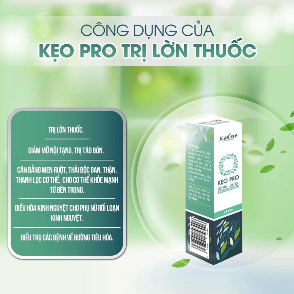 Kẹo PRO xổ mỡ,siết eo  - KAONE - Thon gọn,tan mỡ