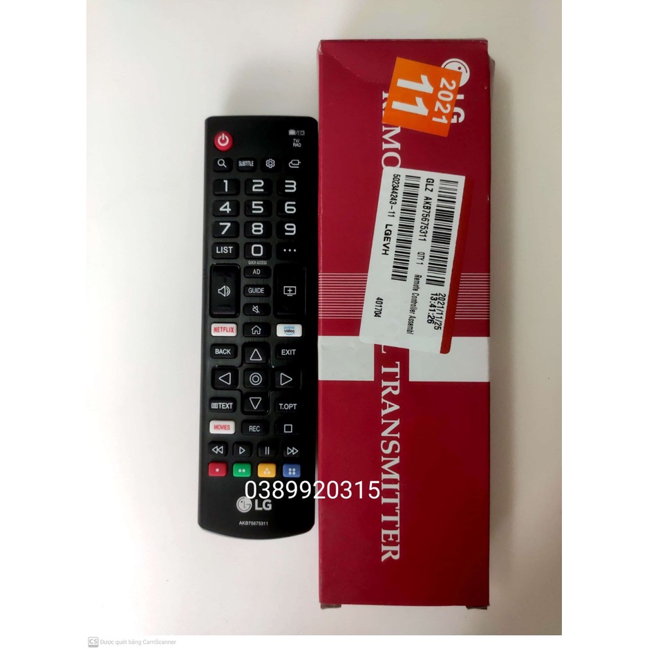 CHÍNH HÃNG Điều khiển cơ tivi Smart LG chính hãng