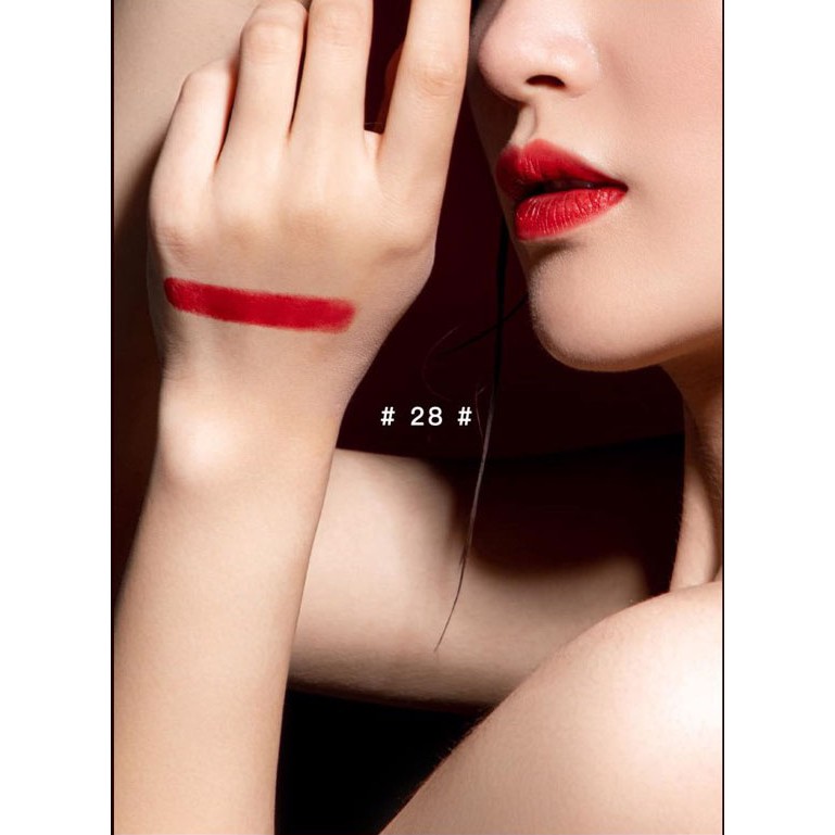 Tom Ford Lip Color Satin Matte Màu 28 Shanghai Lily Tester Hộp trắng Fullsize