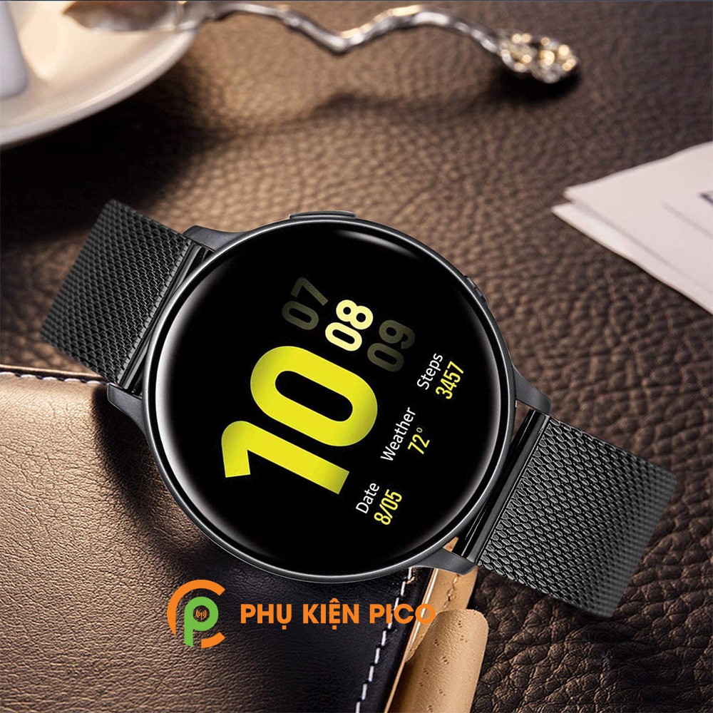 Dây đồng hồ Samsung Watch Active 2 bản 40/44mm dây đeo bằng thép không gỉ Milanese Loop có khóa nam châm