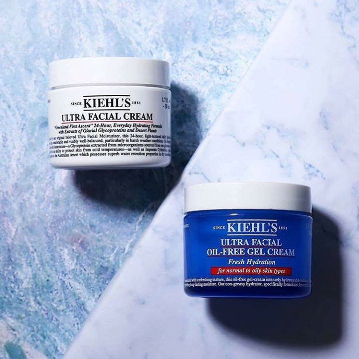 Kem Dưỡng Ẩm Kiehl Ultra Facial Oil-Free Cho Da Dầu và ultra facial Cream cho da khô 50ml và 125ml
