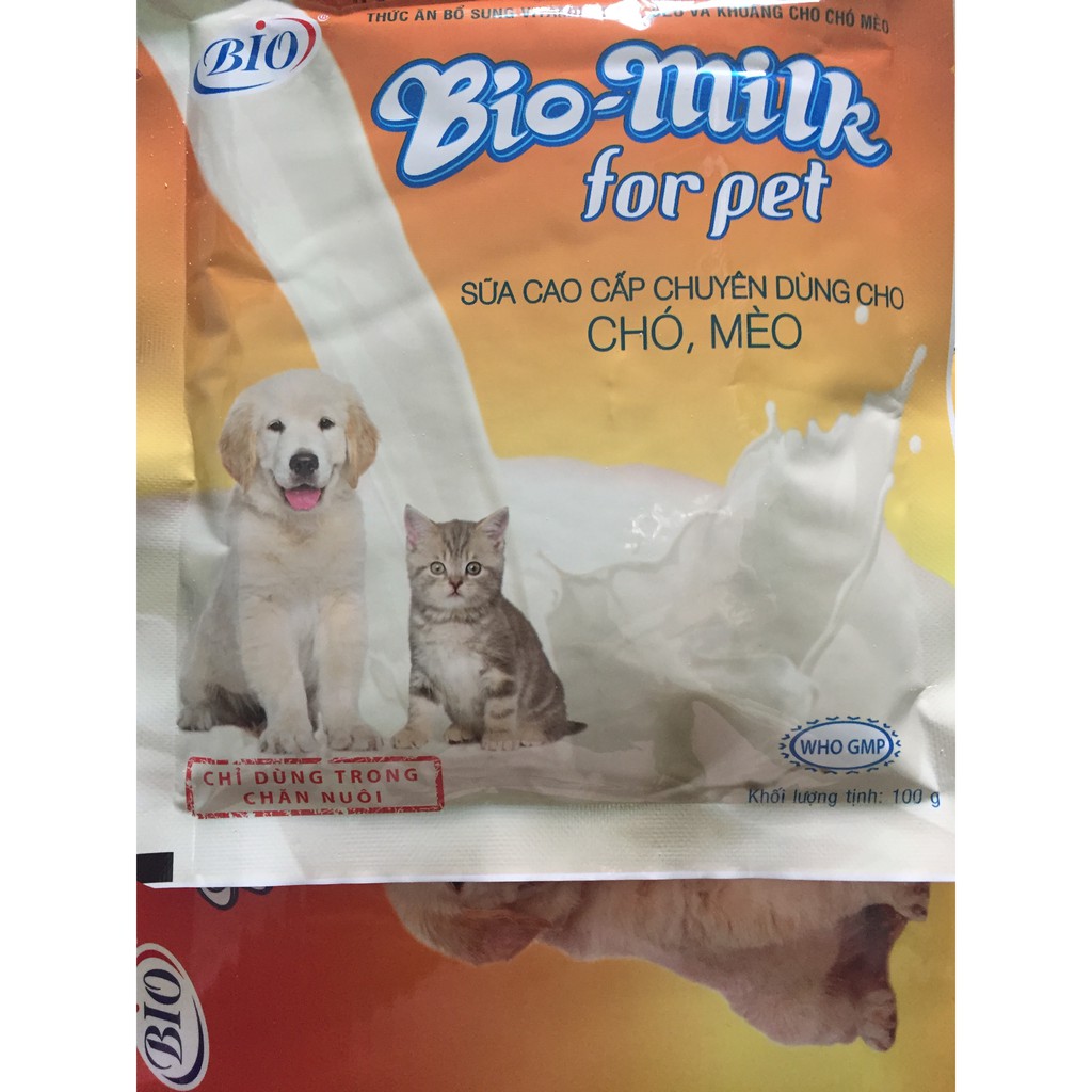 BIO-MILK FOR PET 100G. SỮA CHÓ- MÈO