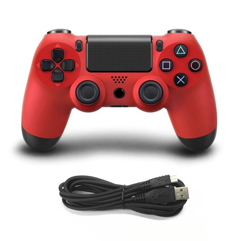 Bộ tay cầm điều khiển có dây USB cho PS4 Gamepad Play Station Dual Shock 4 | BigBuy360 - bigbuy360.vn