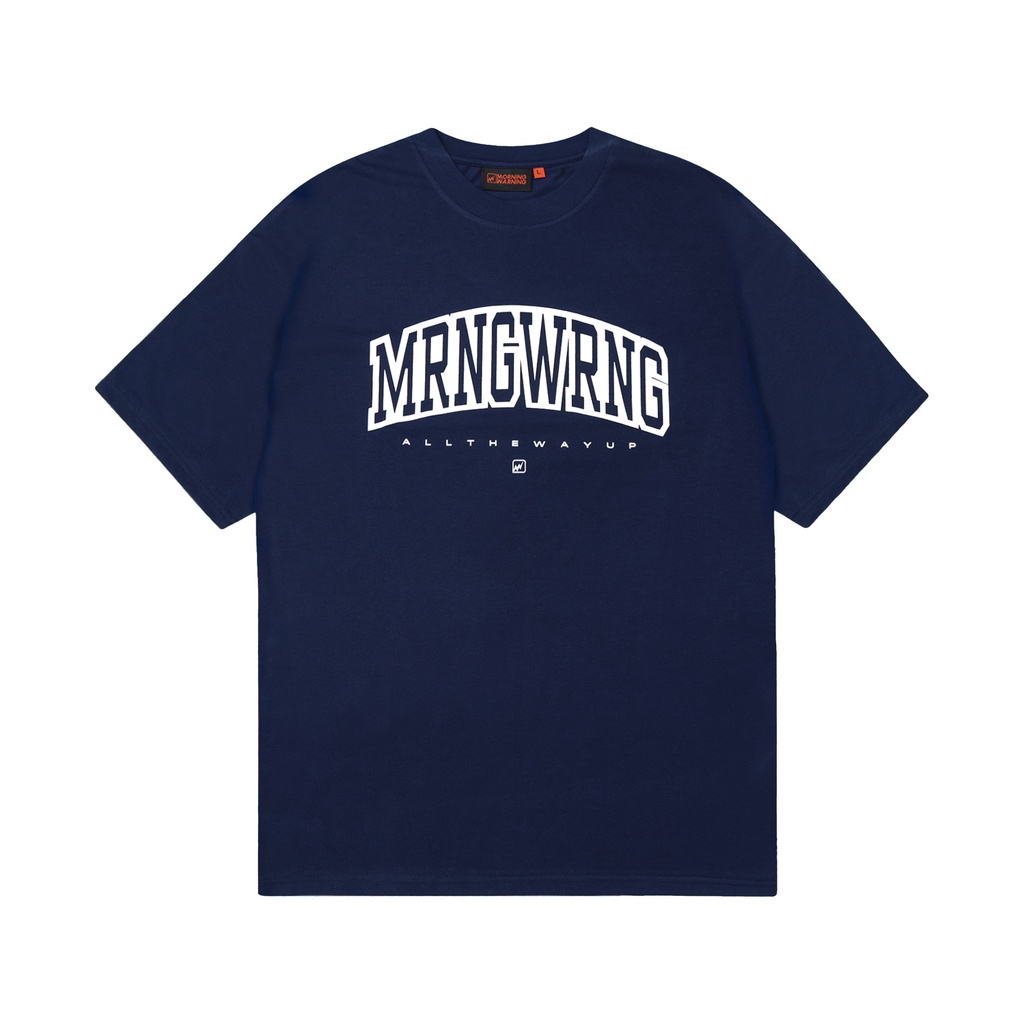 Áo thun Morning Warning College - Xanh Navy