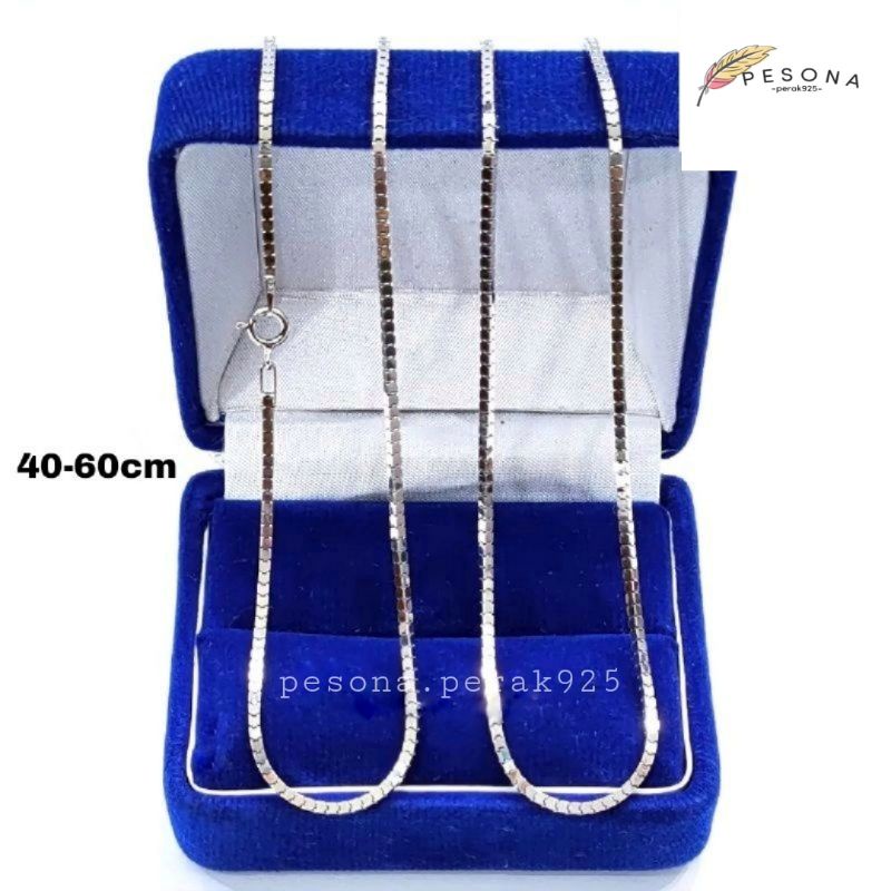 Dây Chuyền Mạ Bạc 925 Mặt Kính Trong Suốt Có Chữ Lapis Và Vàng Trắng Cho Nam Và Nữ