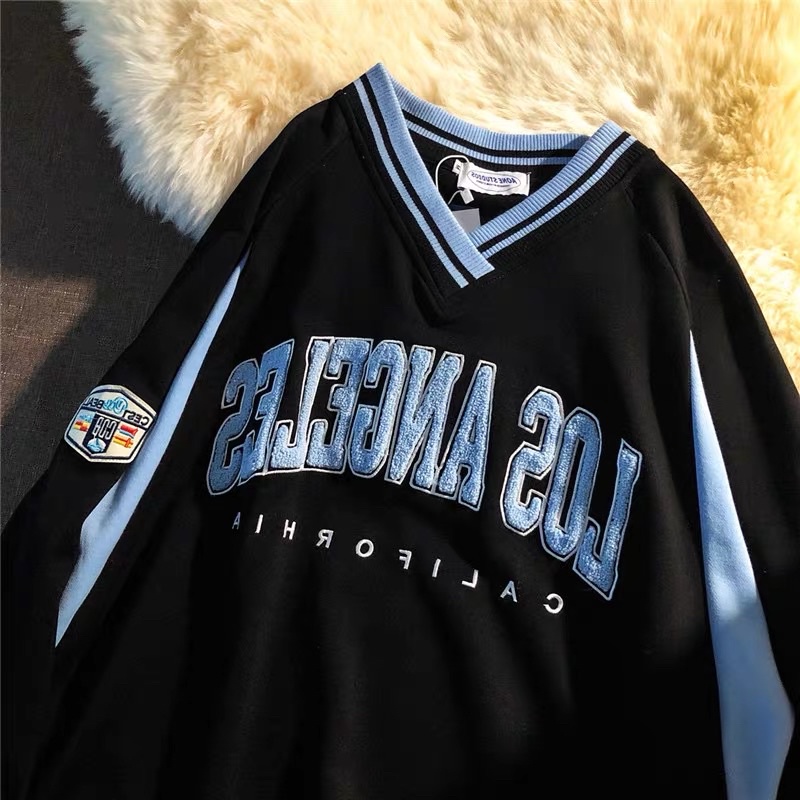 Sweater bóng chày nam nữ Los Angeles