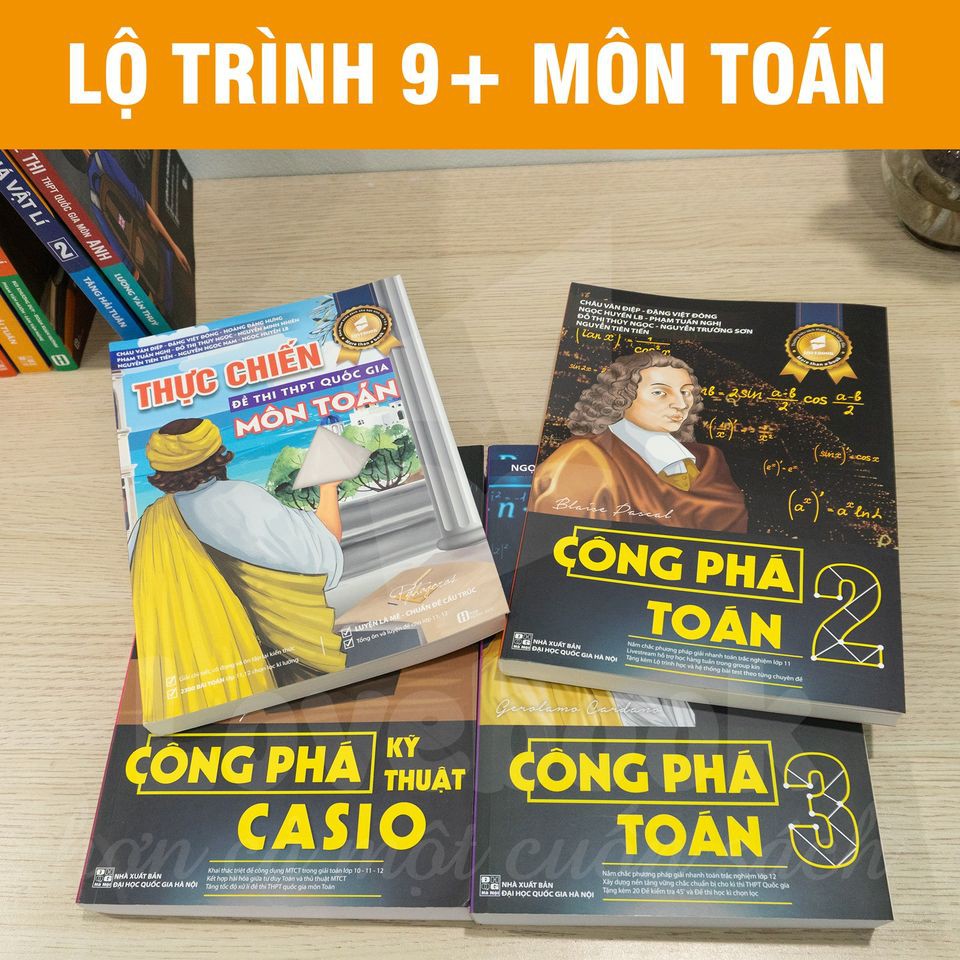 Sách - Combo lộ trình 9+ môn Toán lớp 12