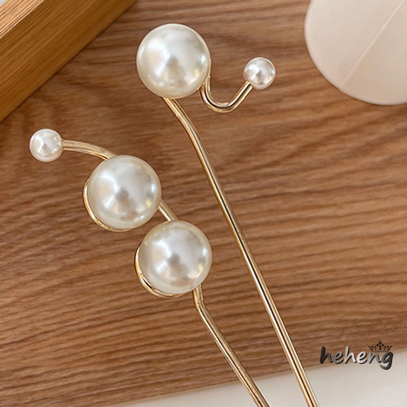 Trâm Cài Tóc Hợp Kim Đính Ngọc Trai Phong Cách Trung Hoa Cổ Điển Cho Cô Dâu