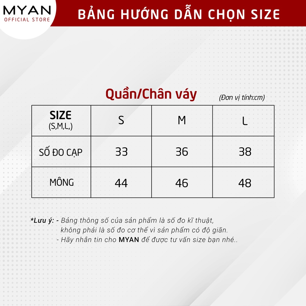 Chân Váy Chữ A MYAN Thiết Kế Cạp Chun Lưng Dáng Dài Màu Trơn Bơ, Hồng, Đen, Kem, Trắng, Nâu V062203 (6932)