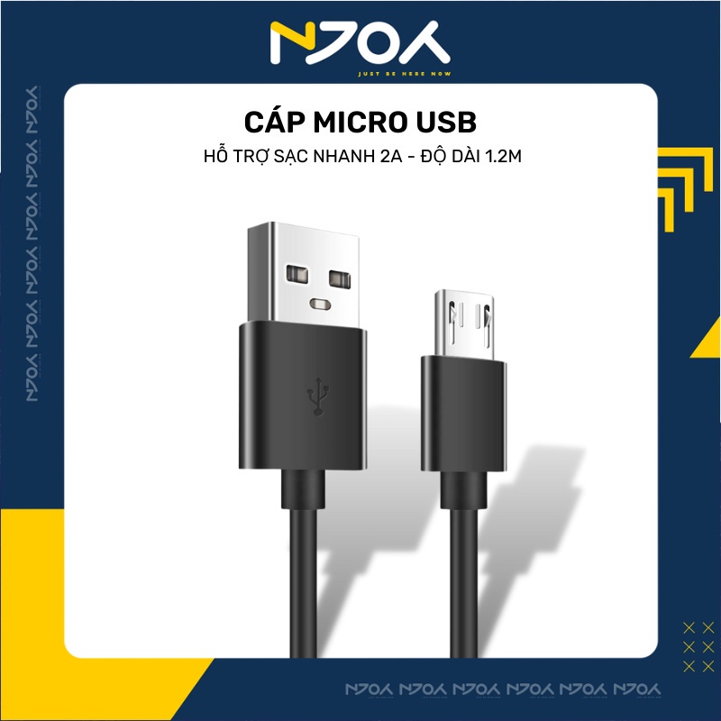 Cáp Micro Usb Chính Hãng Samsung Hỗ Trợ Sạc Nhanh Quick Charge 3.0 Njoyshop