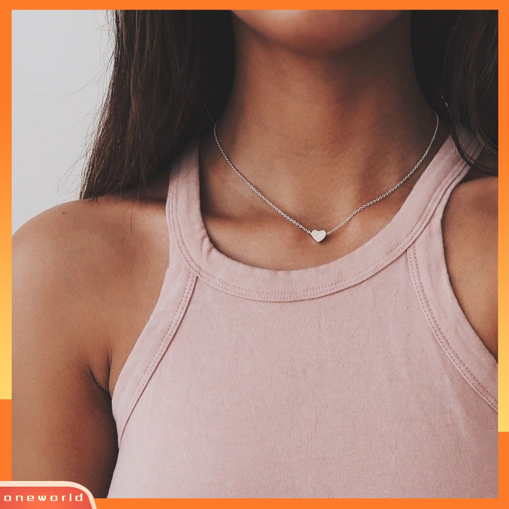 Vòng cổ mặt hình trái tim thời trang cho nữ