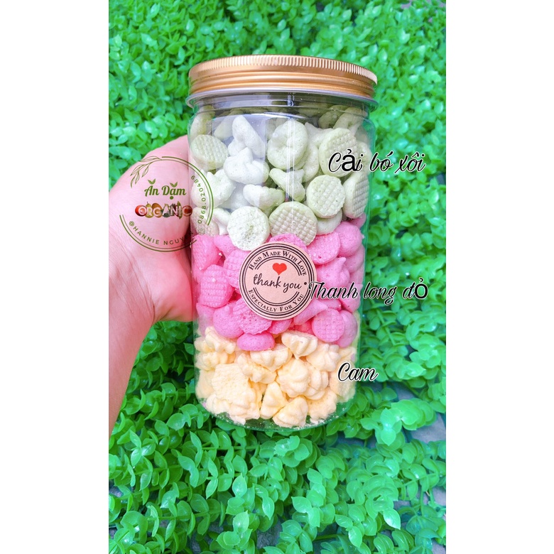 SỮA CHUA KHÔ TRÁI CÂY/RAU CỦ TỰ NHIÊN - BÁNH ĂN DẶM HOMEMADE