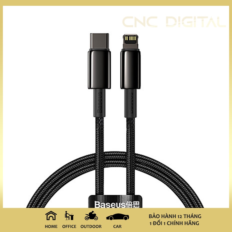 DÂY CÁP SẠC TYPE C TO LIGHTNING PD 20W BASEUS CHÍNH HÃNG CHO DÒNG IPHONE 11 iPhone 12 iPhone 13 - Hàng Chính hãng