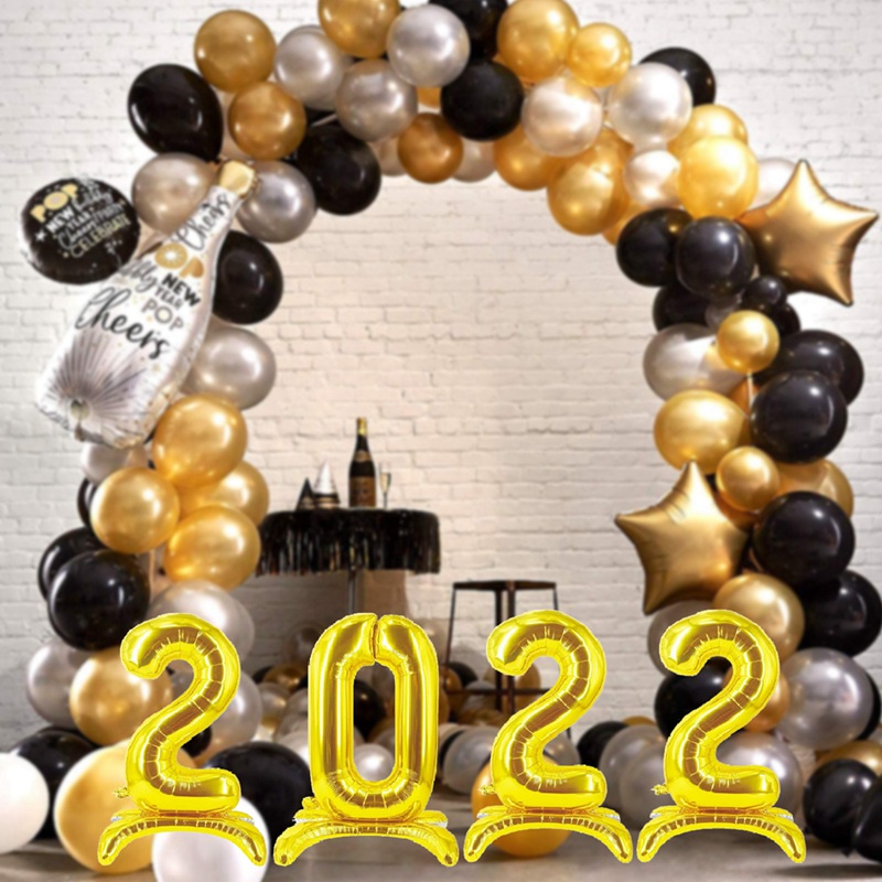 Bong bóng lá nhôm 32 inch hình chữ cái trang trí tiệc cưới/sinh nhật