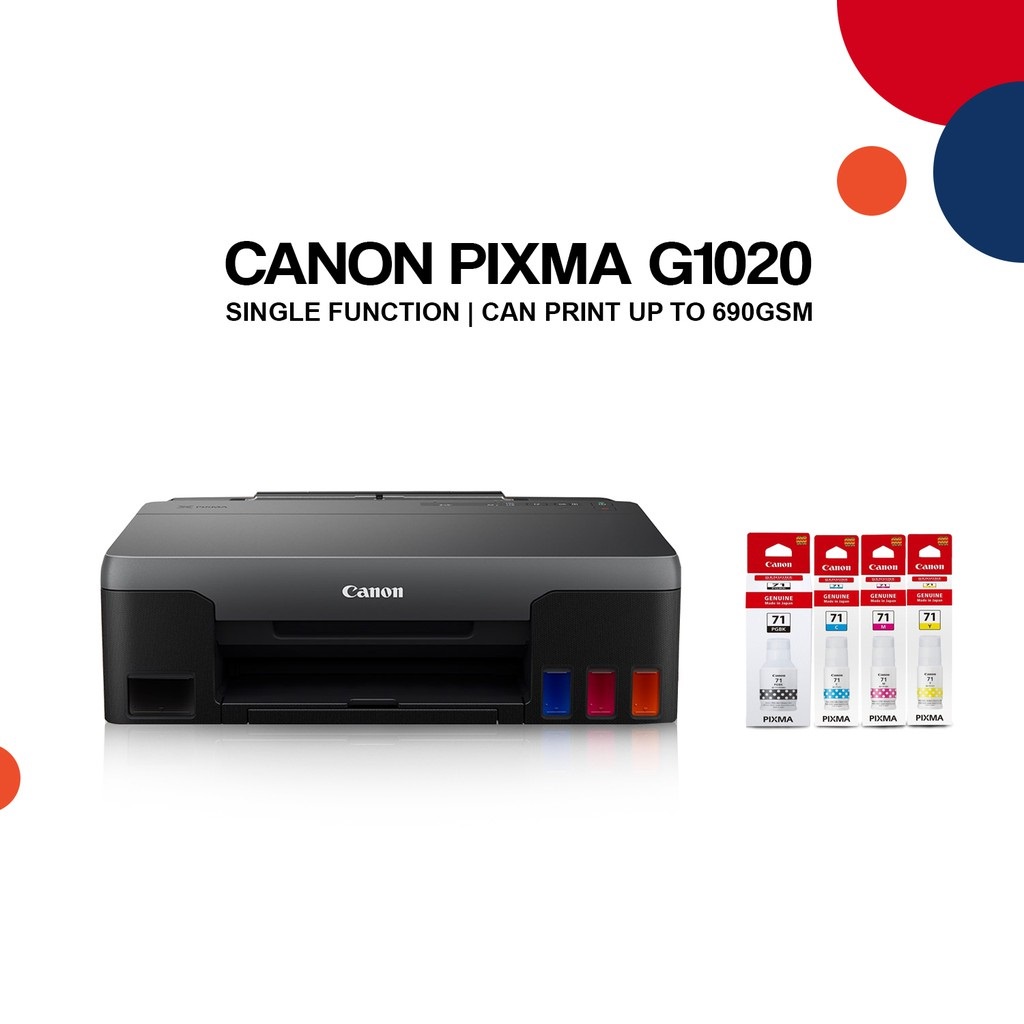 Máy in phun màu Canon PIXMA G1020 G1010 chính hãng BH 12 tháng
