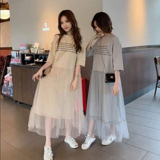 Váy liền chân ren
