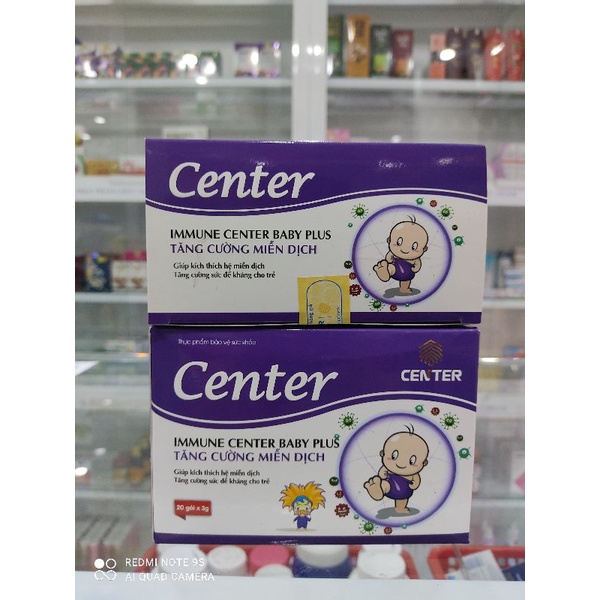 IMMUNE center baby - tăng cường miễn dịch cho bé - tăng sưcd
