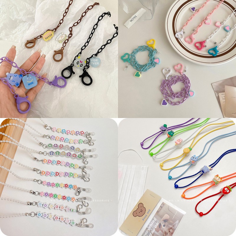Dây Đeo Mắt Kính Chống Thất Lạc Nhiều Màu Sắc Dễ Thương Cho Bé