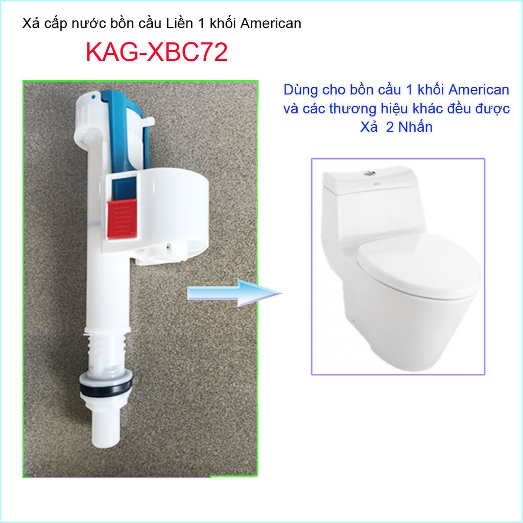 Cụm cấp nước bồn cầu 1 khối, cụm cấp nước cho xí bệt 1 khối American KAG-XBC72