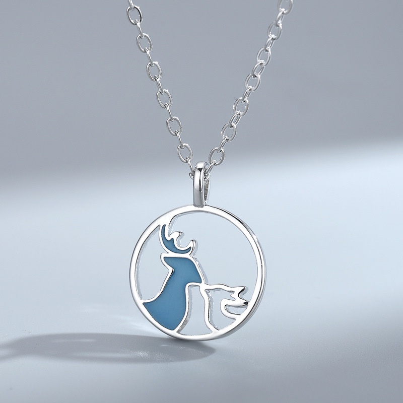 Vòng cổ Mặt Hình Hươu Thời Trang Dành Cho Cặp Đôi
