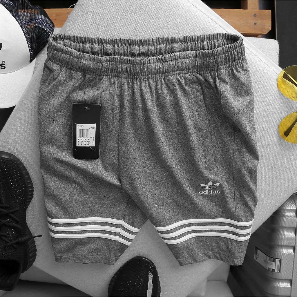 Quần Short Thun Thể Thao Cao Cấp Chất Poly Mềm Mịn Co Giãn Không Xù