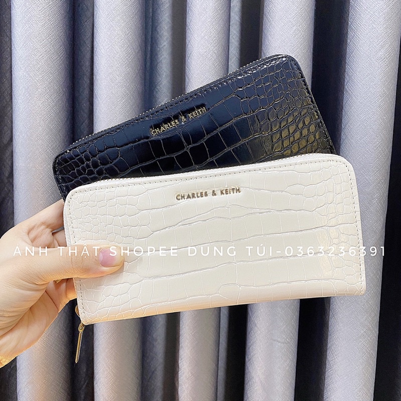 Ví nữ dài, ví nữ cầm tay da rắn trẻ trung, năng động phong cách hàn quốc