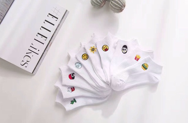 Tất hình mini ngắn cổ
