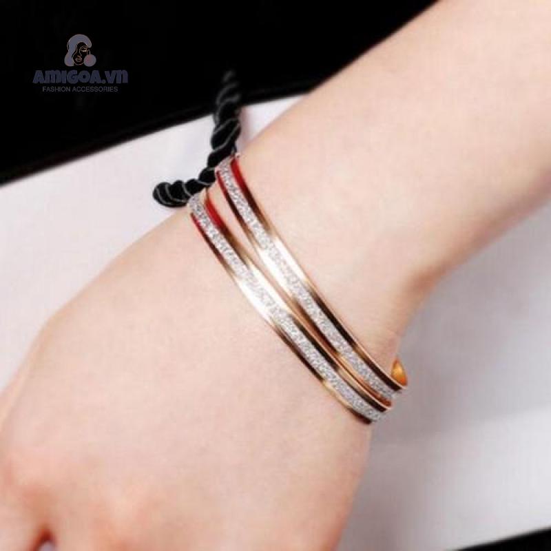 Vòng Đeo Tay Mặt Tròn Thời Trang Dành Cho Nữ