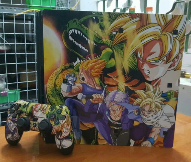 Bộ dán máy - Skin Dragonball cho hệ máy ps4