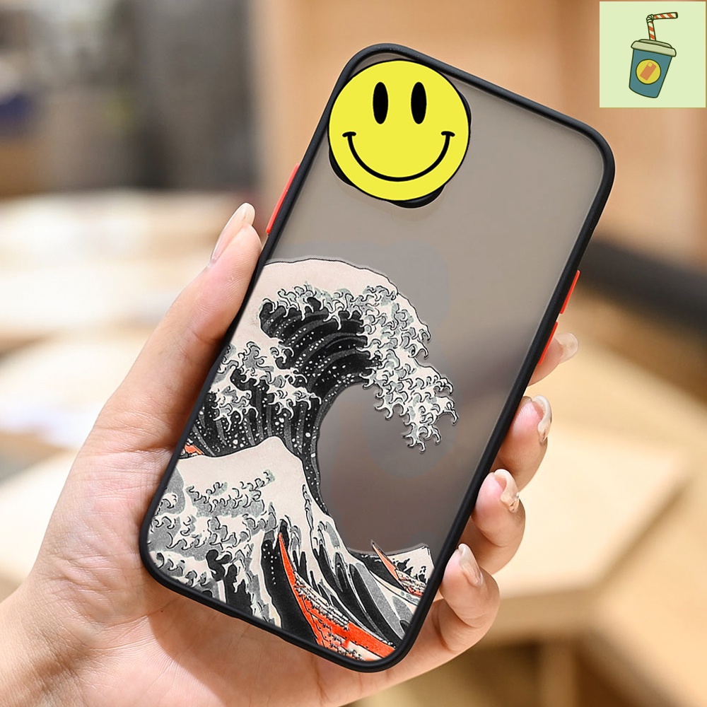 Ốp Thời Trang Đại Làn Sóng Xanh lưng điện thoại i phone 6plus 6splus 7 plus 8plus X Xr XsM 11 12 13 Promax - RS Store
