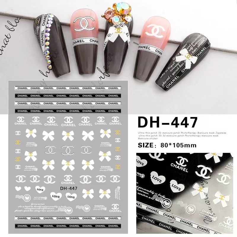 Sticker dán móng tay hót 2022  - nailnhung - nailgiare