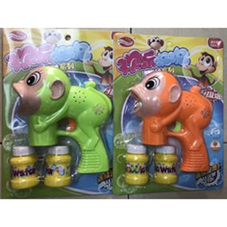 Súng bắn bong bón Tặng kèm 2 chai tạo bọt